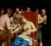 Guido Cagnacci Death of Cleopatra Sweden oil painting artist